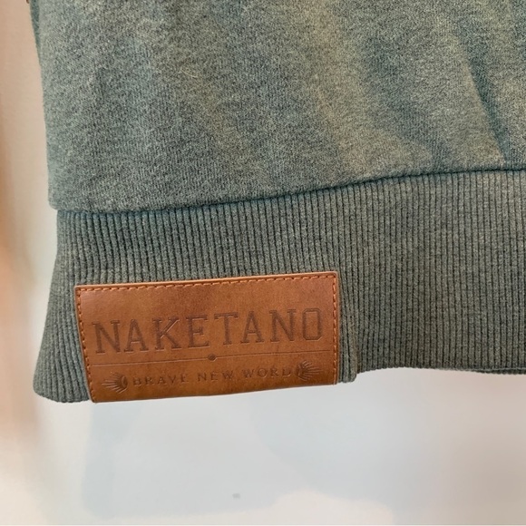 Naketano Green Hoodie Size S - Picture 8 of 12